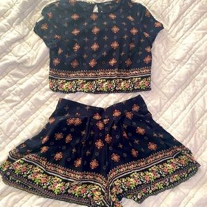2pc Blouse & Shorts